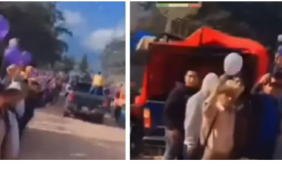 Polémica por criminales desfilando entre chiflidos y gritos de población